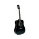 Richwood RD-12-BK chitarra acustica nera